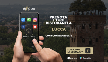 E’ uscita la APP di InFood: prenota nei ristoranti di Lucca con sconti e offerte!